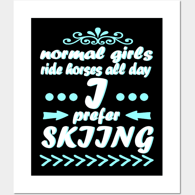 Ski skiing Apres funny alpine saying Wall Art by FindYourFavouriteDesign